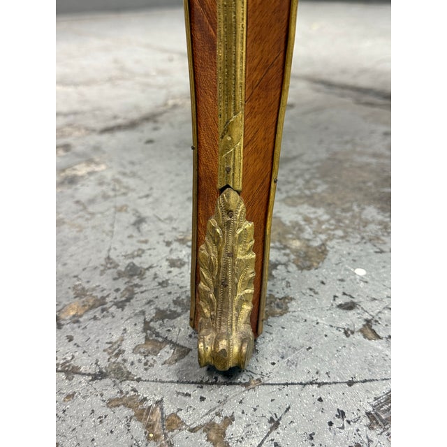 Louis XV Style Bombe Marquetry Commode, Vintage For Sale - Image 11 of 12