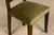 Set of 6 French Art Deco Walnut Dining Chairs in Olive Green Velvet, 1930s For Sale - Image 12 of 18