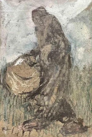 Gabriele Galantara, The Woman, Mixed Media, 1905
