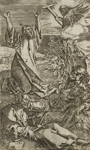 After Dürer, Christ on the Mount of Olives, 1580, Copper on Paper