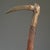 1930s Rare Voltaic Burkina Faso Scepter With Snake Head Blade on Custom Stand For Sale - Image 5 of 12