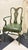 Animal Skin Mid-Century Chinoiserie Green Leather Arm Chairs - Queen Anne Style For Sale - Image 7 of 10