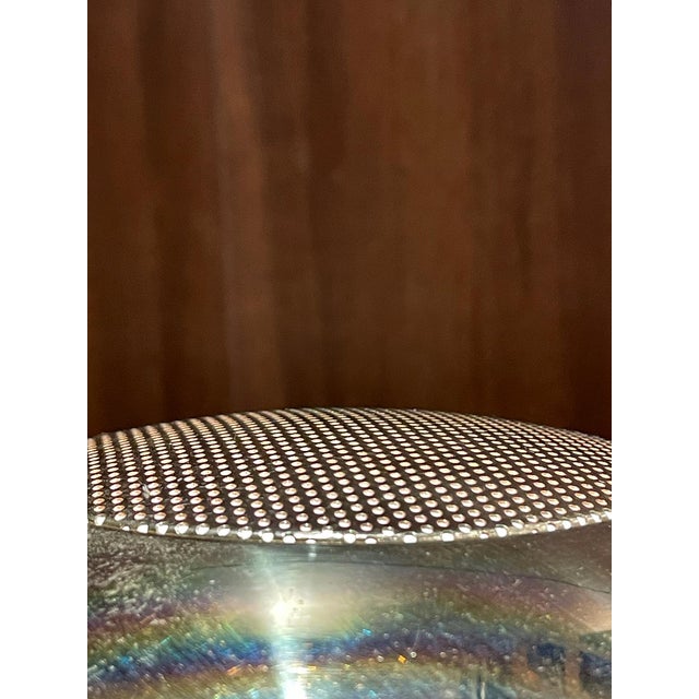 1970s 1970s Space Age Brass Arc Floor Lamp With Dome Shade For Sale - Image 5 of 9