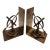 Brass Vintage Celestial Armillary Sundial Bookends - Pair For Sale