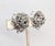 1960s Vintage Signed Napier "Golden Fern" Rhodium Plated Clip Earrings, 1966 For Sale - Image 5 of 8