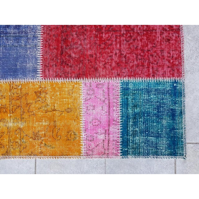 Oushak Vintage Wool Runner For Sale - Image 6 of 10