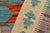 Gray Tribal Turkish Kilim Beige Blue Hand-Woven Wool Rug For Sale - Image 8 of 9