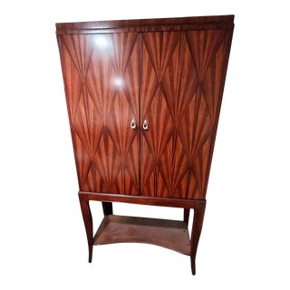 Early 21st Century Custom Made Large Armoire Bar With Storage For Sale