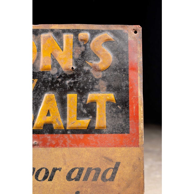 Mid 20th Century Vintage Morton's Salt Tin Tacker For Sale - Image 5 of 6