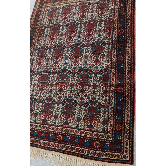 1930s Antique Persian Rug. 3'6"x 5' For Sale - Image 4 of 13