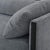 Mid-Century Minimalist Sofa in Gray Upholstery For Sale - Image 11 of 13