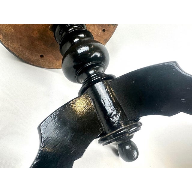 Black Antique Swivel Piano Stool, 1900s For Sale - Image 8 of 16