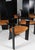 Danish Ebonized Arm Dining Chairs by Bob Og Dries Van Den Berghe, 1980s, Set of 6 For Sale - Image 3 of 9
