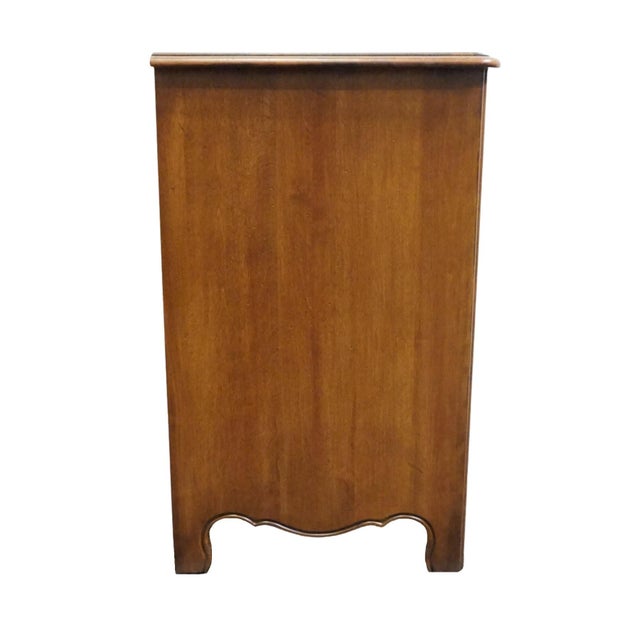 Ethan Allen Country French Collection 26" Cabinet Nightstand 26-5226 - 216 Bordeaux Finish For Sale - Image 13 of 15