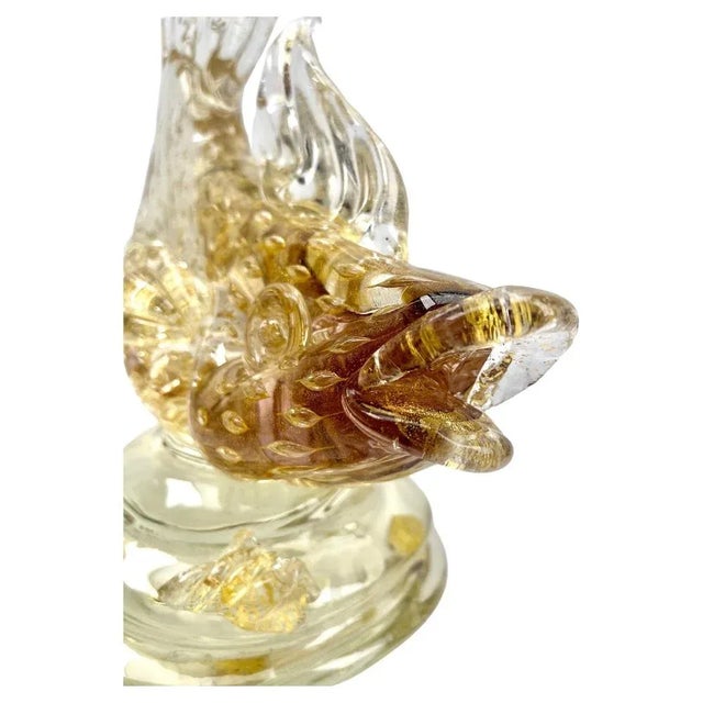 Glass Large Italian Art Glass Fish Figurine, 1963 For Sale - Image 7 of 13