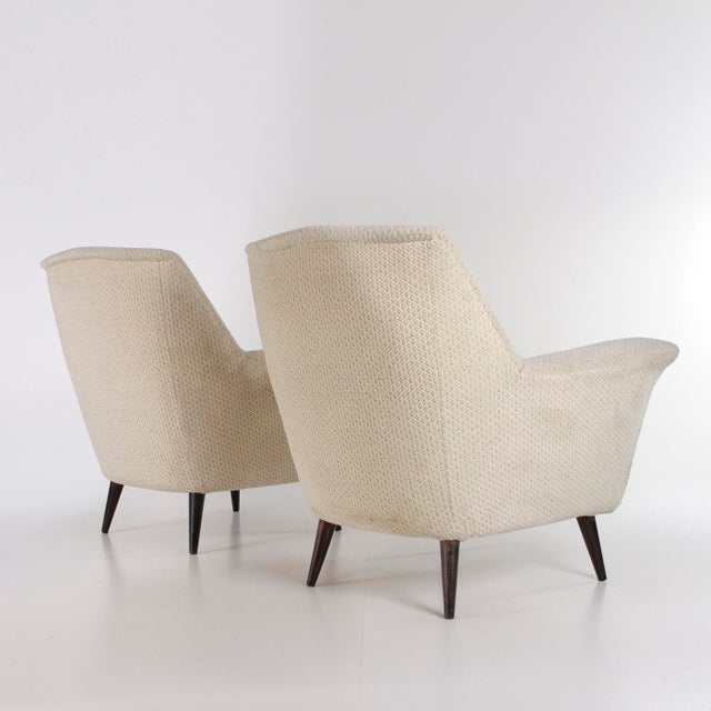 Textile Vintage Italian Lounge Chairs, 1960s, Set of 2 For Sale - Image 7 of 14