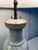 Off-white Antique Style Chinese Vase With Crackle Glaze Table Lamps, Pair For Sale - Image 8 of 11