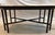 Vintage Kittinger Chinese chippendale tray top table faux bamboo base in dark brown black gold surface tray top ( tray top...