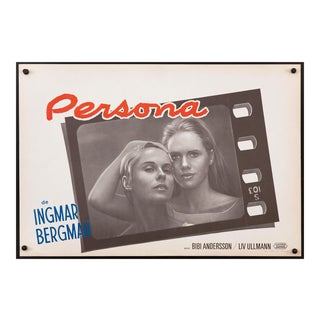 Vintage Original 1967 Ingmar Bergman "persona" Film Poster For Sale