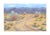 Gorgeous mid-century landscape of a path winding through a Palm Springs desert scene showcasing the arid ecosystem and...