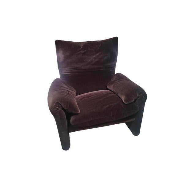 Maralunga Lounge Chair by Vico Magistretti for Cassina, 1970s For Sale - Image 6 of 12