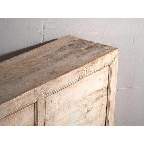 Antique Sideboard in Painted Pine, China, 1900 For Sale - Image 3 of 15