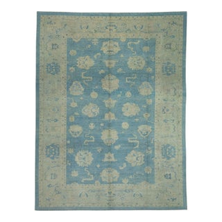 Turkish Oushak Rug 9'1" x 12' #18605 For Sale