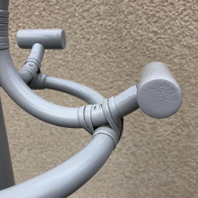 Grey Rattan Rack, 1980s For Sale - Image 6 of 7