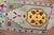 Mid 20th Century Zabihi Collection Mid-20th Century Dazzling Turkish Anatolian Mat Size Rug - 1'8" x 3'11" For Sale - Image 5 of 6