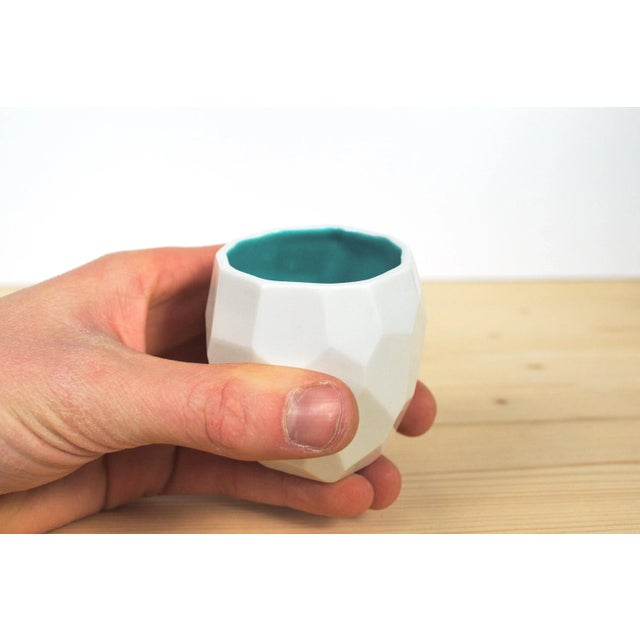 Poligon Espresso Cups by Sander Lorier for Studio Lorier, Set of 3 For Sale - Image 4 of 7