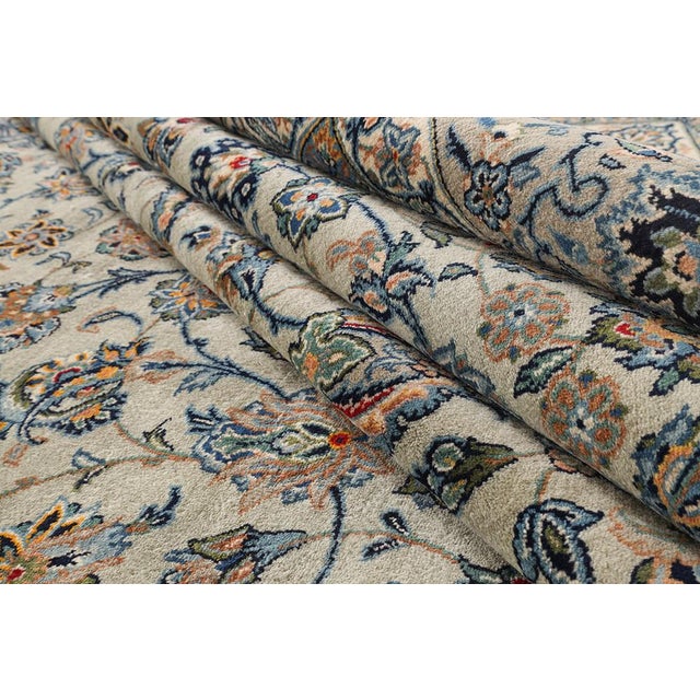 Vintage Kashan Rug, 2000s For Sale - Image 11 of 17