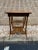 Victorian Early 20th Century Antique Eastlake Solid Oak Side Table For Sale - Image 3 of 8