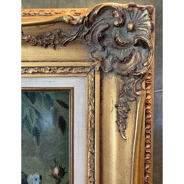 Vintage French Provincial Style Gold Gilt Frame For Sale - Image 4 of 12