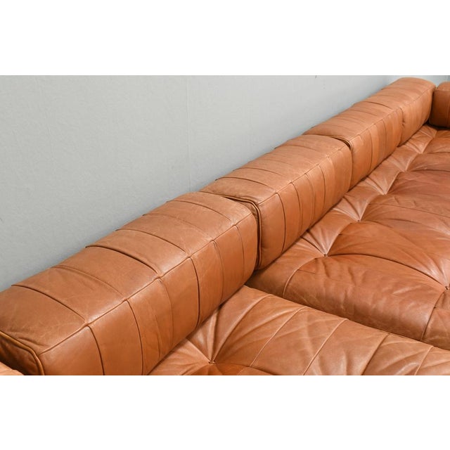 DS80 Daybed Sofas in Cognac Tan Leather from De Sede, Switzerland, 1970s, Set of 2 For Sale - Image 15 of 18