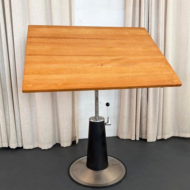 This striking mid-century drafting table is by Belmont circa the late 1950s. The table was designed for architects,...