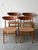 This beautiful set of four vintage Danish dining chairs embodies the clean lines and refined craftsmanship of classic...