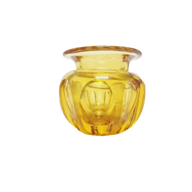 Polish Art Deco Vase from Josephine Glassworks, 1930s For Sale - Image 15 of 15
