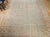 Turkish Vintage Turkish Oushak Hand-Knotted Rug in Open Geometric Pattern in Pale Green, Yellow, Pink For Sale - Image 3 of 17