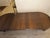 Wood Antique Walnut Pedestal Dining Table For Sale - Image 7 of 9