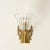 Murano Glass and Brass Flower Sconces from Barovier, 1950s, Set of 2 For Sale - Image 12 of 15