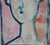Florentine School Artist, Hidden Portraits XXV, 1990s, Acrylic on Board, Framed For Sale - Image 8 of 10