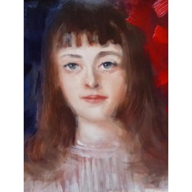 Barnden, Portrait of a Lady, Late 20th Century, Oil Painting on Board, Framed For Sale - Image 3 of 14