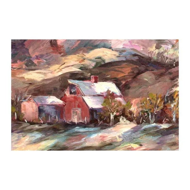 Expressionism Majestic Mountaintops For Sale - Image 3 of 4