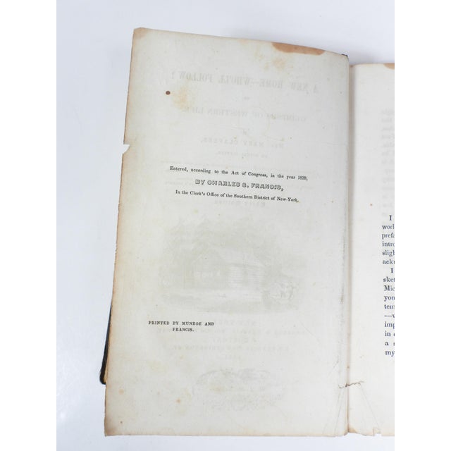 A New Home - Who'll Follow ? or, Glimpses of Western Life by Mary Clavers. Published by Charles S. Francis, New York,...