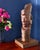 Wood Vintage Hand Carved Burl Wood Abstract Female Figure For Sale - Image 7 of 10