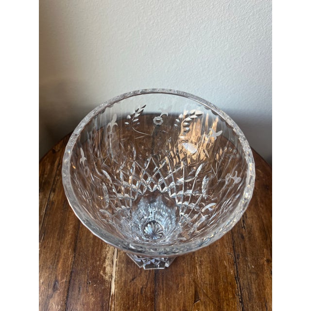 Late 20th Century Late 20th Century Rogaska Crystal Gallia Pattern Vase For Sale - Image 5 of 12