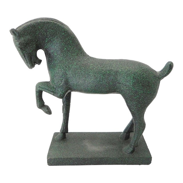 Late 20th Century Imperial Horse of Xian Sculpture For Sale