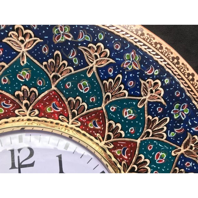 Handmade Copper Clock For Sale - Image 5 of 9