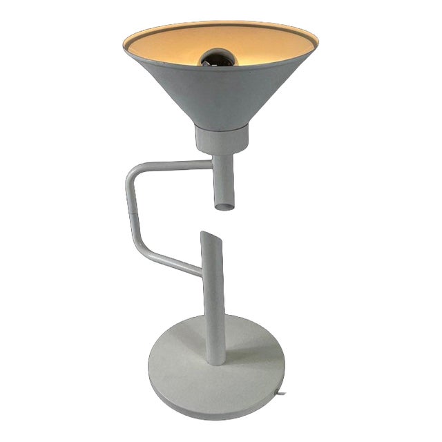 Pop Art / Space Age Funnel Shaped Lamp with Adjustable Base For Sale