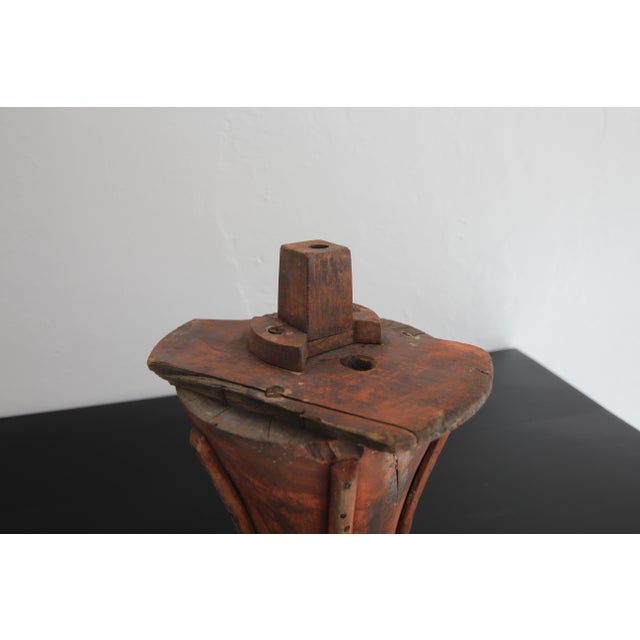 Early 20th Century Wooden Casting Pattern Object with Original Patina, 1890s For Sale - Image 6 of 16